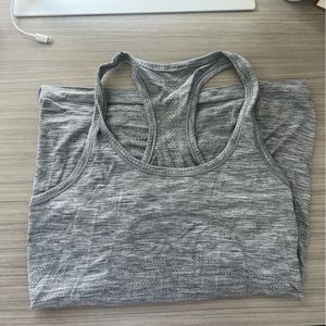 lululemon athletica Gray Tank Top